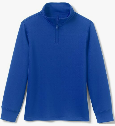 Kids Uniform Quarter Zip Pullover