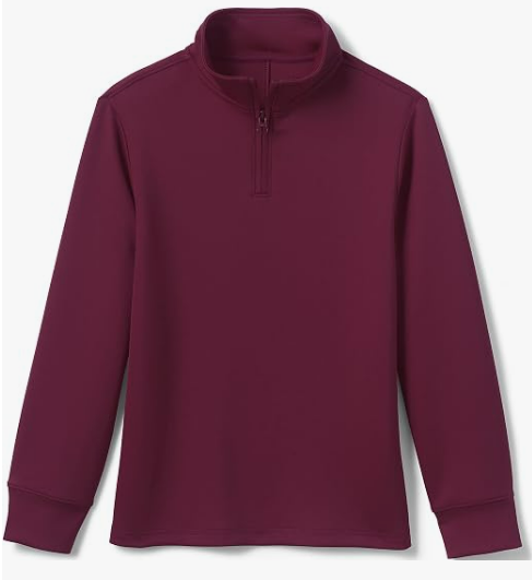 Kids Uniform Quarter Zip Pullover