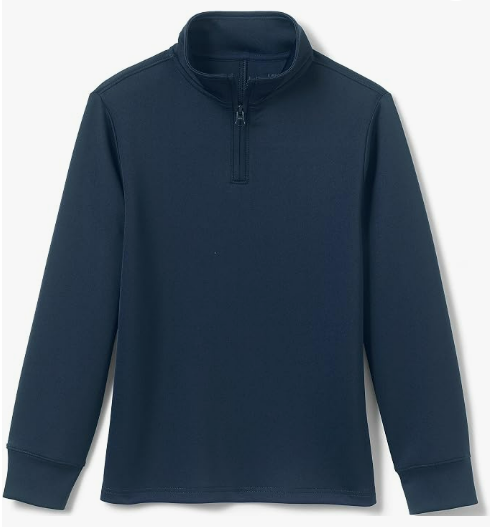 Kids Uniform Quarter Zip Pullover