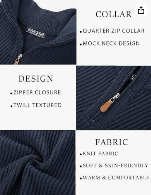 Men's Uniform Quarter Zip