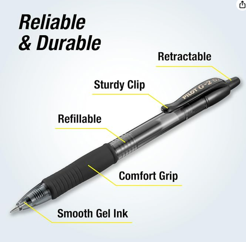 Pilot G2 0.7mm Gel Roller Pen (1 each)
