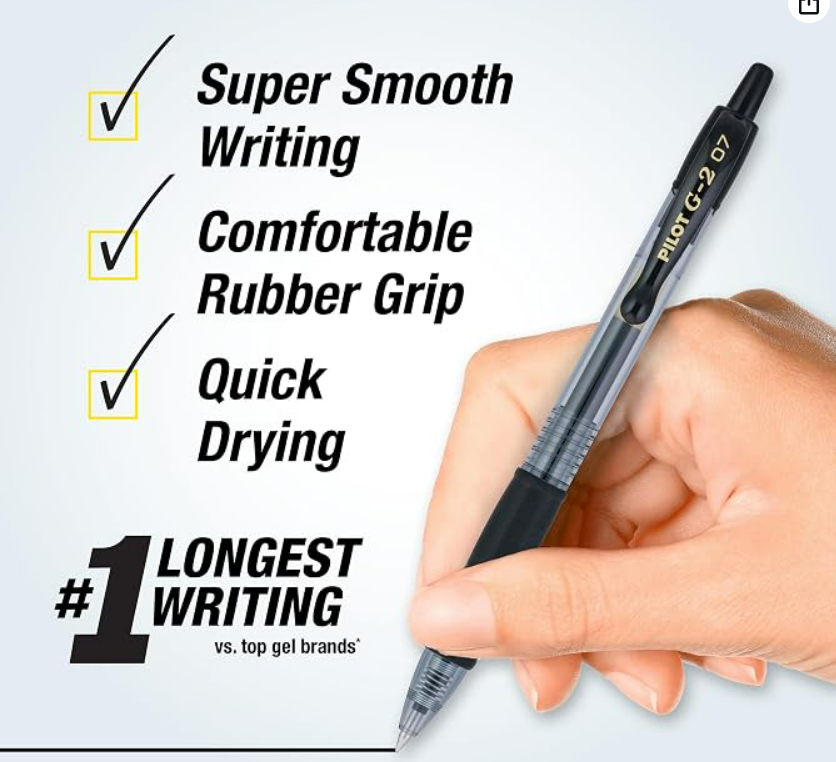 Pilot G2 0.7mm Gel Roller Pen (1 each)